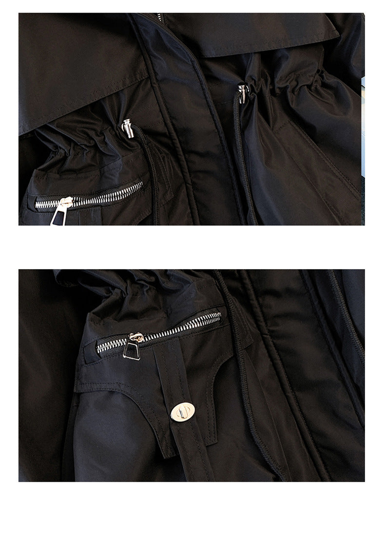 Women’s Fleece Lined Hooded Winter Puffer Jacket – Warm