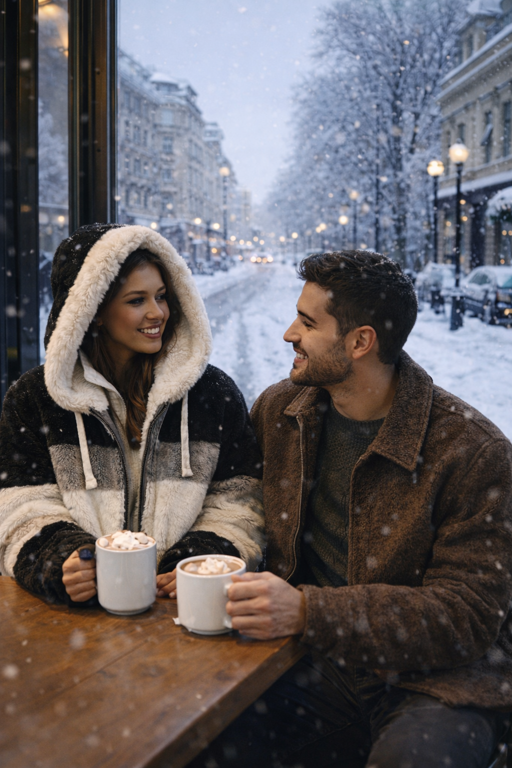 Women’s Plush Oversized Winter Jacket – Warm & Cozy Winter Coat