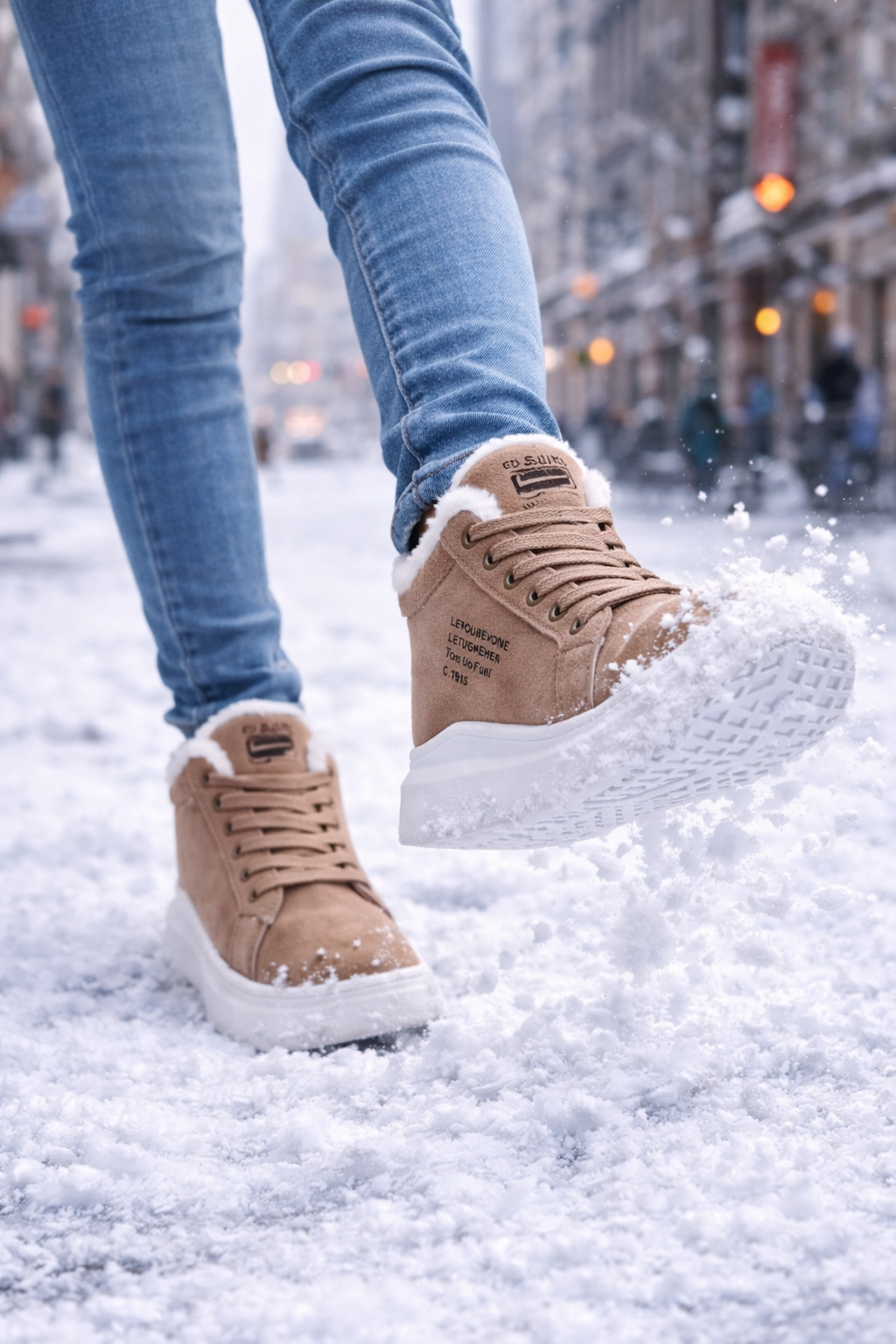 UrbanSnow Comfort™ Plush Winter Sneakers