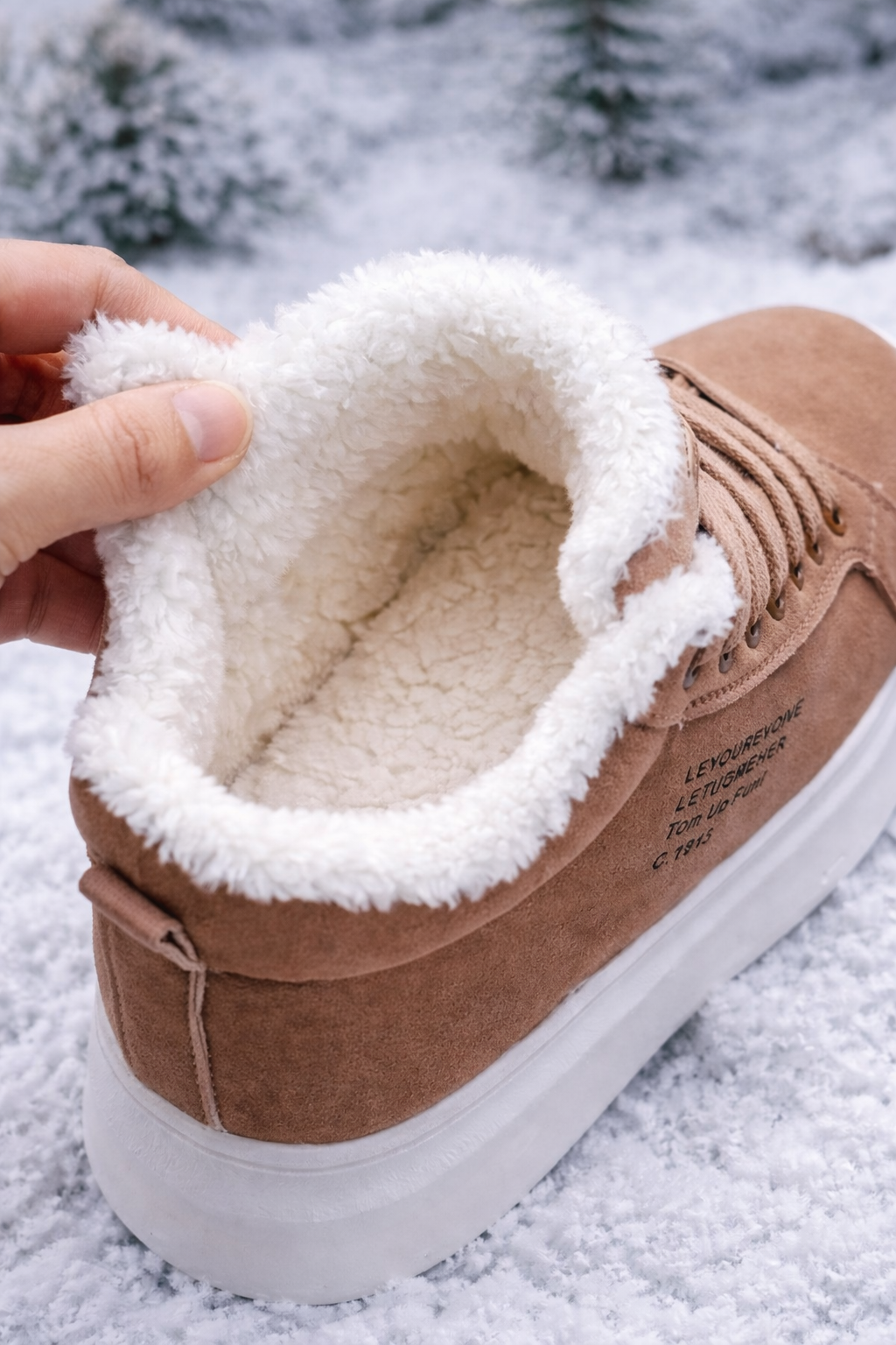 UrbanSnow Comfort™ Plush Winter Sneakers